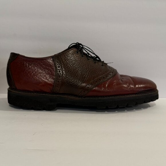 HS Trask Mens 10.5 W Bison Leather Oxford Shoes Made in USA - Picture 8 of 11